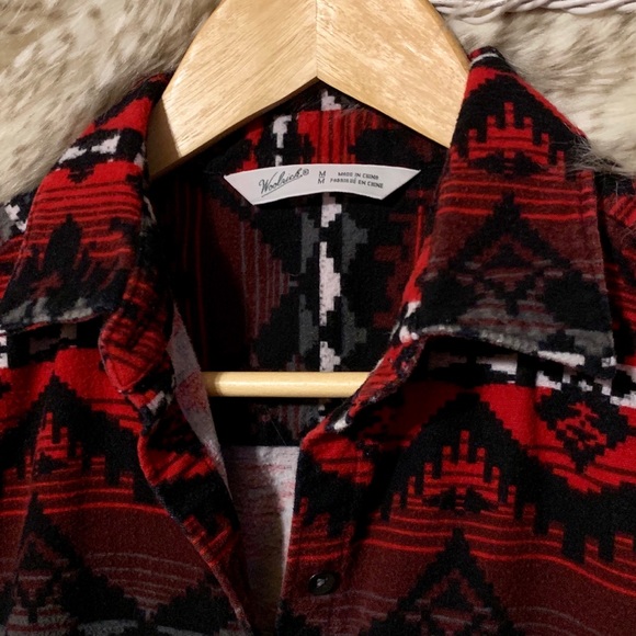 Woolrich Keystone Printed Button Down Shirt - Picture 2 of 3